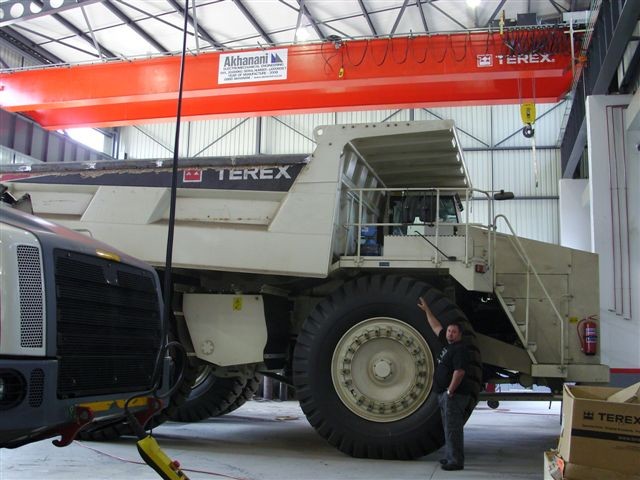 TEREX Afrique du Sud commande des ponts roulants équipés de matériels VERLINDE
